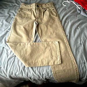 Boys urban pipeline straight leg khaki pants